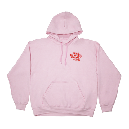 Text Me | Pink Hoodie