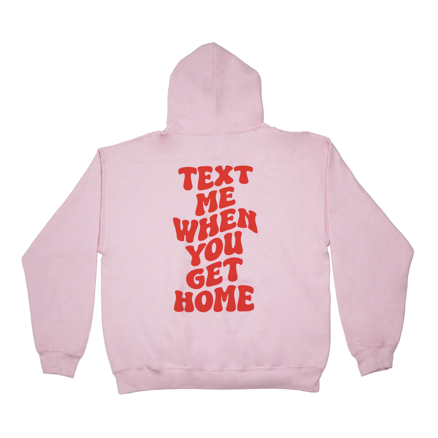 Text Me | Pink Hoodie