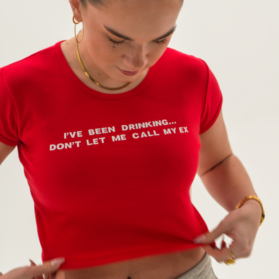 Ive Been Drinking | Red Baby Tee