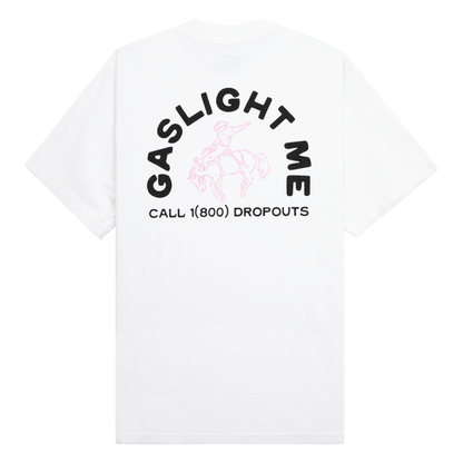 Gaslight Me Rodeo | White Tee