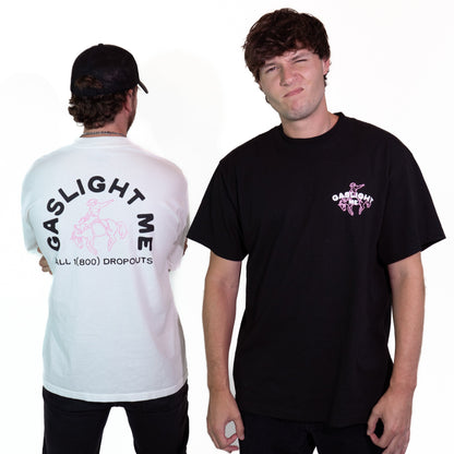 Gaslight Me Rodeo | White Tee