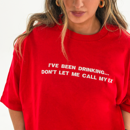 Ive Been Drinking | Red Tee