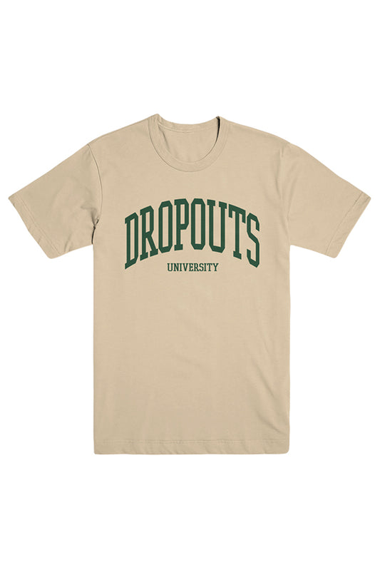 Dropouts University Tee (Oat)